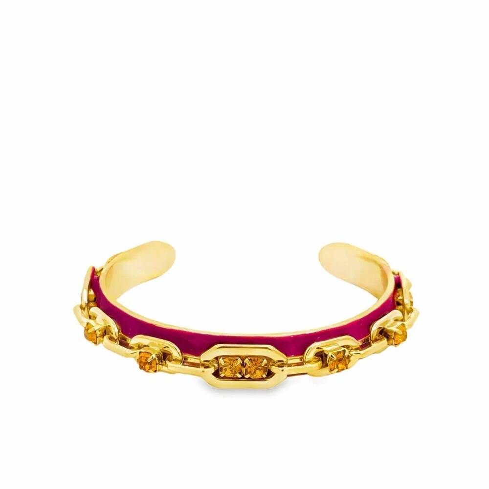 NEW TOVA women's hillary cuff bracelet in maroon